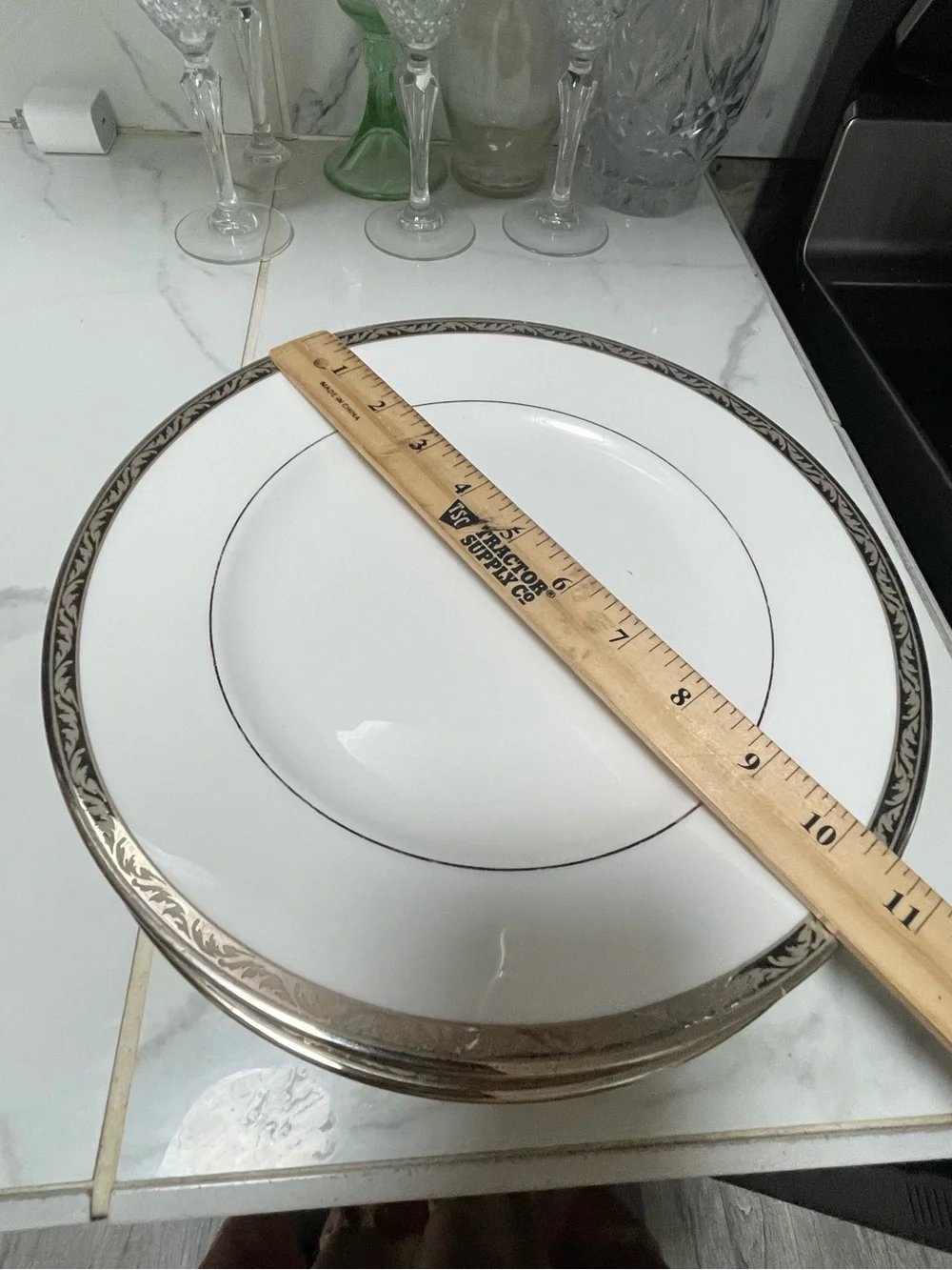 5 Lenox ~ Landmark Platinum Millennium Edition ~ Dinner Plate ~